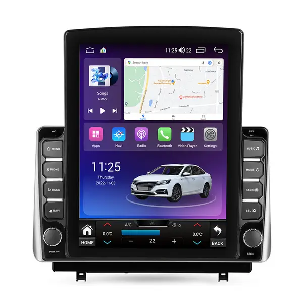 Navigatie dedicata cu Android Mazda 3 dupa 2019, 8GB RAM, Radio GPS Dual Zone, Touchscreen IPS 9.7" HD tip Tesla, Internet Wi-Fi si slot SIM 4G, Bluetooth, MirrorLink, USB