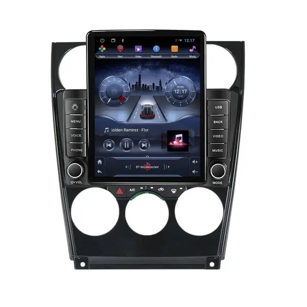 Navigatie dedicata cu Android Mazda 6 2002 - 2008, 2GB RAM, Radio GPS Dual Zone, Touchscreen IPS 9.7" HD tip Tesla, Internet Wi-Fi, Bluetooth, MirrorLink, USB