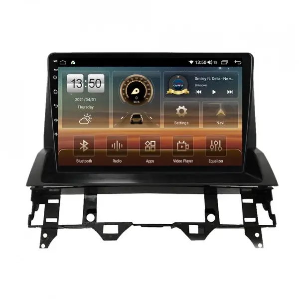 Navigatie dedicata cu Android Mazda 6 2002 - 2008, 6GB RAM, Radio GPS Dual Zone, Display HD QLED 10" Touchscreen, Internet Wi-Fi si slot SIM 4G, Bluetooth, MirrorLink, USB