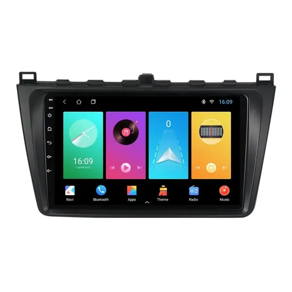 Navigatie dedicata cu Android Mazda 6 2008 - 2013, 2GB RAM, Radio GPS Dual Zone, Display HD IPS 9" Touchscreen, Internet Wi-Fi, Bluetooth, MirrorLink, USB