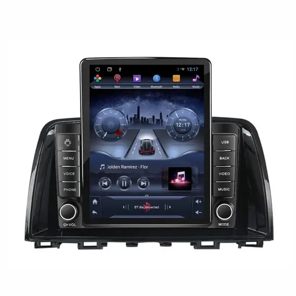 Navigatie dedicata cu Android Mazda 6 2013 - 2015, 2GB RAM, Radio GPS Dual Zone, Touchscreen IPS 9.7" HD tip Tesla, Internet Wi-Fi, Bluetooth, MirrorLink, USB