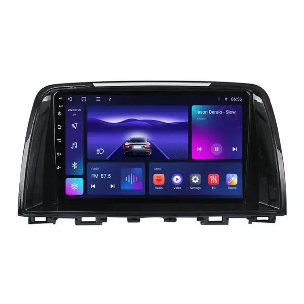Navigatie dedicata cu Android Mazda 6 2013 - 2015, 4GB RAM, Radio GPS Dual Zone, Display HD IPS 9" Touchscreen, Internet Wi-Fi, Bluetooth, MirrorLink, USB