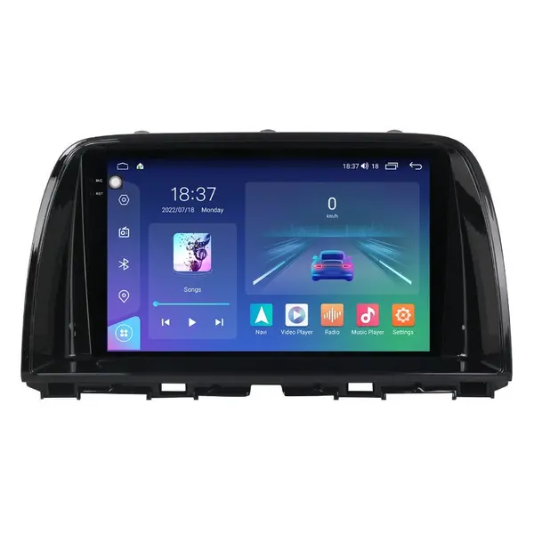 Navigatie dedicata cu Android Mazda CX-5 2011 - 2017, 8GB RAM, Radio GPS Dual Zone, Display 2K QLED 9.5" Touchscreen, Internet Wi-Fi si slot SIM 4G, Bluetooth, MirrorLink, USB