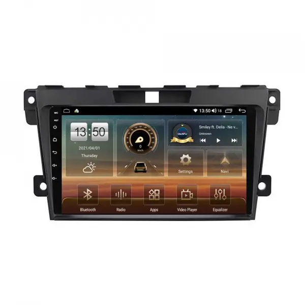 Navigatie dedicata cu Android Mazda CX-7 2006 - 2015, 8GB RAM, Radio GPS Dual Zone, Display HD QLED 9" Touchscreen, Internet Wi-Fi si slot SIM 4G, Bluetooth, MirrorLink, USB