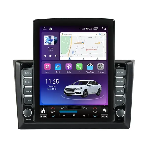 Navigatie dedicata cu Android Mazda CX-9 2006 - 2016, 8GB RAM, Radio GPS Dual Zone, Touchscreen IPS 9.7" HD tip Tesla, Internet Wi-Fi si slot SIM 4G, Bluetooth, MirrorLink, USB