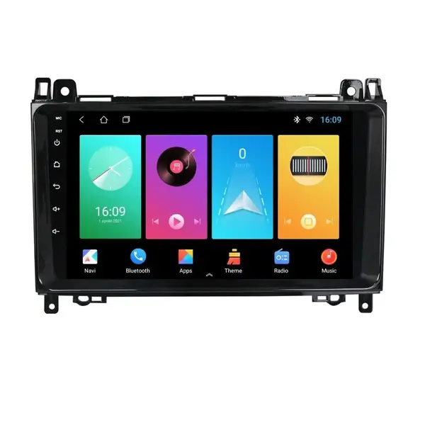 Navigatie dedicata cu Android Mercedes A-Class W169 2004 - 2012, 2GB RAM, Radio GPS Dual Zone, Display HD IPS 9" Touchscreen, Internet Wi-Fi, Bluetooth, MirrorLink, USB