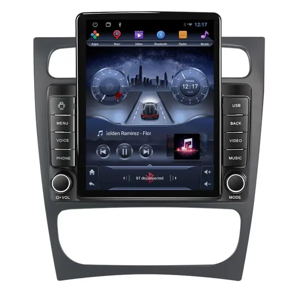 Navigatie dedicata cu Android Mercedes C-Class W203 2000 - 2004, 2GB RAM, Radio GPS Dual Zone, Touchscreen IPS 9.7" HD tip Tesla, Internet Wi-Fi, Bluetooth, MirrorLink, USB