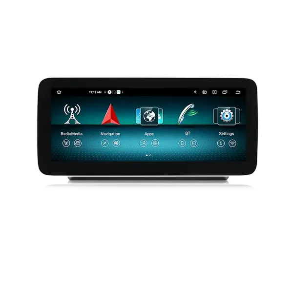 Navigatie dedicata cu Android Mercedes C-Class W205 2014 - 2018 cu navigatie NTG 5 / 5.1, 6GB RAM, Radio GPS Dual Zone, Display QLED 12.3" Touchscreen, Internet Wi-Fi si slot SIM 4G, Bluetooth, MirrorLink, USB