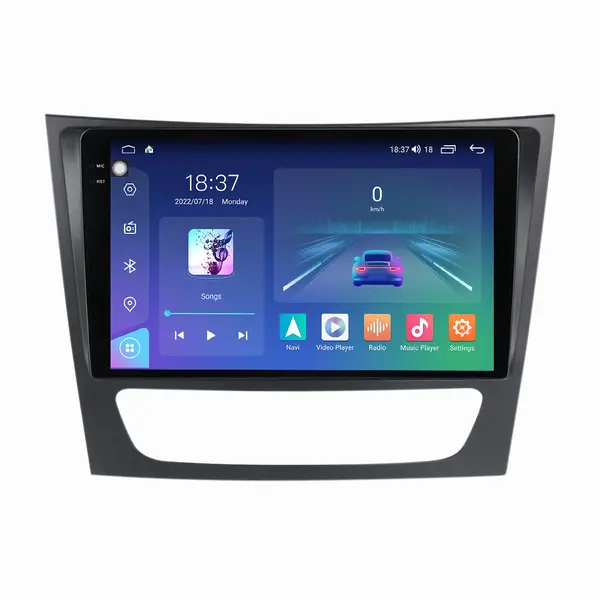 Navigatie dedicata cu Android Mercedes CLS C219 2004 - 2011, 8GB RAM, Radio GPS Dual Zone, Display 2K QLED 9.5" Touchscreen, Internet Wi-Fi si slot SIM 4G, Bluetooth, MirrorLink, USB
