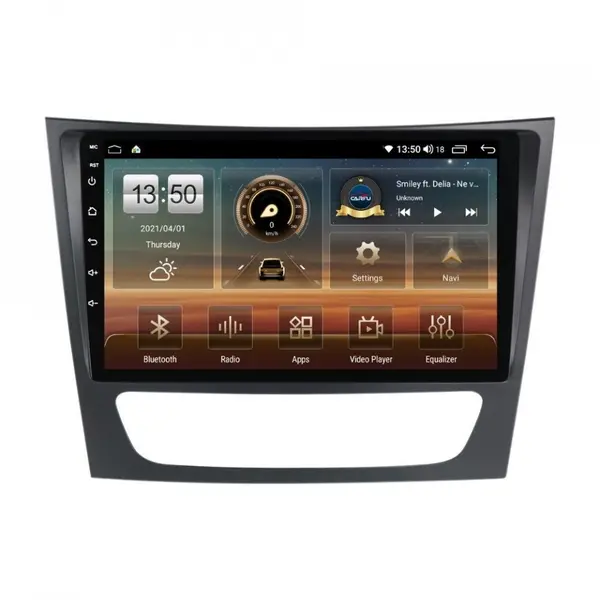 Navigatie dedicata cu Android Mercedes CLS C219 2004 - 2011, 8GB RAM, Radio GPS Dual Zone, Display HD QLED 9" Touchscreen, Internet Wi-Fi si slot SIM 4G, Bluetooth, MirrorLink, USB