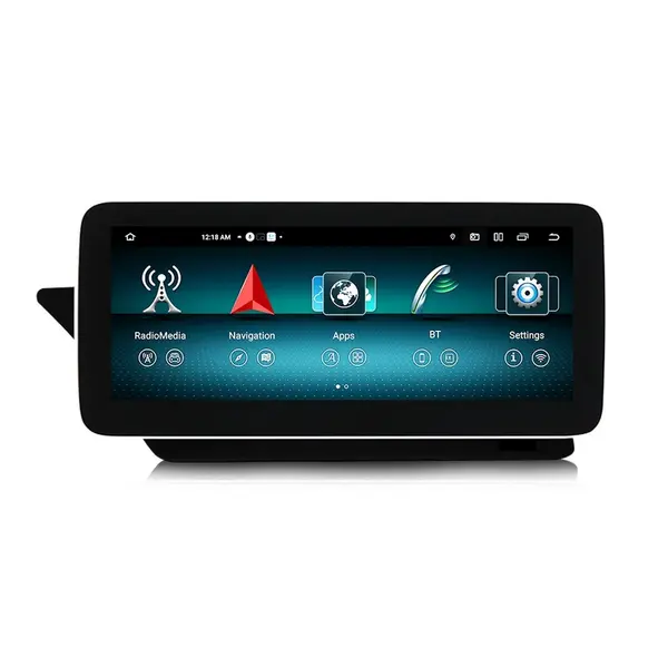 Navigatie dedicata cu Android Mercedes E-Class A207 / C207 2009 - 2012 cu navigatie NTG 4, 6GB RAM, Radio GPS Dual Zone, Display QLED 12.3" Touchscreen, Internet Wi-Fi si slot SIM 4G, Bluetooth, MirrorLink, USB