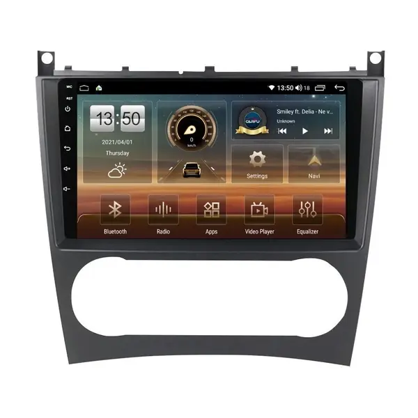 Navigatie dedicata cu Android Mercedes G-Class W463 2009 - 2012, 4GB RAM, Radio GPS Dual Zone, Display HD QLED 9" Touchscreen, Internet Wi-Fi si slot SIM 4G, Bluetooth, MirrorLink, USB