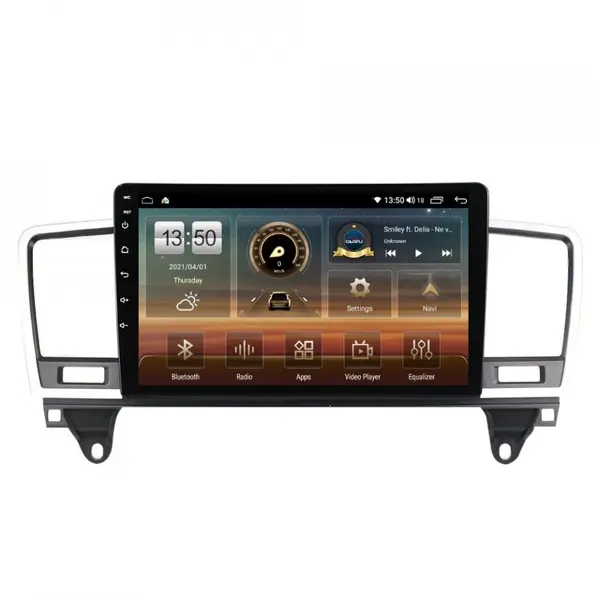 Navigatie dedicata cu Android Mercedes GL-Class GL X166 2012 - 2015, 8GB RAM, Radio GPS Dual Zone, Display HD QLED 9" Touchscreen, Internet Wi-Fi si slot SIM 4G, Bluetooth, MirrorLink, USB