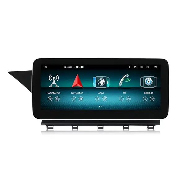Navigatie dedicata cu Android Mercedes GLK X204 2008 - 2012 cu navigatie NTG 4, 6GB RAM, Radio GPS Dual Zone, Display QLED 12.3" Touchscreen, Internet Wi-Fi si slot SIM 4G, Bluetooth, MirrorLink, USB