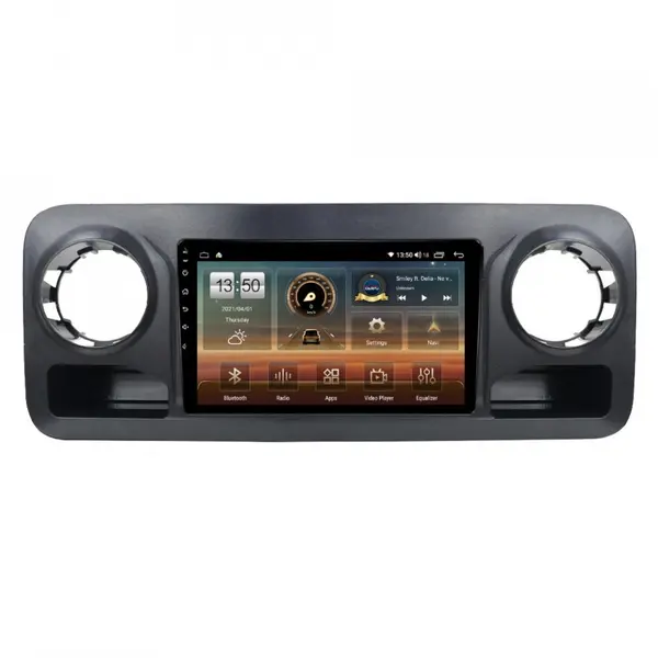 Navigatie dedicata cu Android Mercedes Sprinter dupa 2018, 6GB RAM, Radio GPS Dual Zone, Display HD QLED 10" Touchscreen, Internet Wi-Fi si slot SIM 4G, Bluetooth, MirrorLink, USB