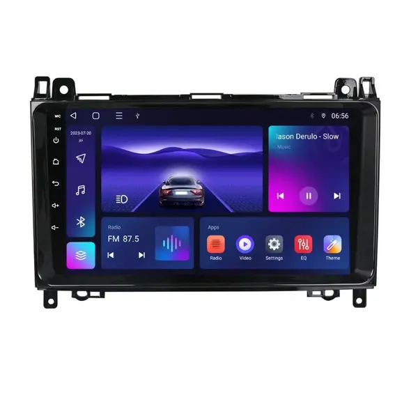 Navigatie dedicata cu Android Mercedes Vito dupa 2006, 4GB RAM, Radio GPS Dual Zone, Display HD IPS 9" Touchscreen, Internet Wi-Fi, Bluetooth, MirrorLink, USB