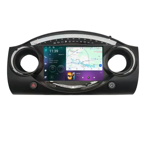 Navigatie dedicata cu Android Mini Cooper / One (R50, R52, R53) 2001 - 2008, 12GB RAM, Radio GPS Dual Zone, Display 2K QLED 9.5" Touchscreen, Internet Wi-Fi si slot SIM 4G, Bluetooth, MirrorLink, USB