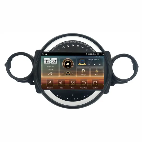 Navigatie dedicata cu Android Mini Cooper / One (R56, R57, R58, R59) 2006 - 2015, 8GB RAM, Radio GPS Dual Zone, Display HD QLED 9" Touchscreen, Internet Wi-Fi si slot SIM 4G, Bluetooth, MirrorLink, USB