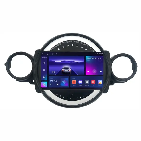 Navigatie dedicata cu Android Mini Cooper / One (R56, R57, R58, R59) 2006 - 2015, 4GB RAM, Radio GPS Dual Zone, Display HD IPS 9" Touchscreen, Internet Wi-Fi, Bluetooth, MirrorLink, USB