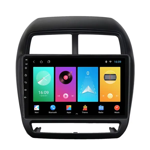 Navigatie dedicata cu Android Mitsubishi ASX 2016 - 2019, 1GB RAM, Radio GPS Dual Zone, Display HD IPS 9" Touchscreen, Internet Wi-Fi, Bluetooth, MirrorLink, USB