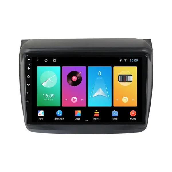 Navigatie dedicata cu Android Mitsubishi L200 2005 - 2015, 1GB RAM, Radio GPS Dual Zone, Display HD IPS 9" Touchscreen, Internet Wi-Fi, Bluetooth, MirrorLink, USB