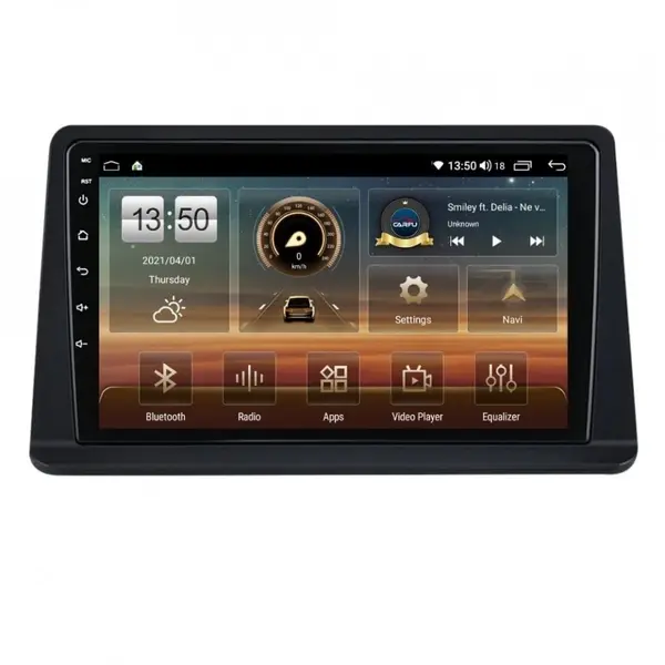 Navigatie dedicata cu Android Mitsubishi Pajero II 1990 - 2001, 8GB RAM, Radio GPS Dual Zone, Display HD QLED 9" Touchscreen, Internet Wi-Fi si slot SIM 4G, Bluetooth, MirrorLink, USB