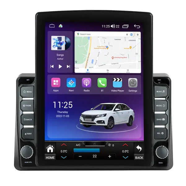 Navigatie dedicata cu Android Nissan Interstar dupa 2021, 8GB RAM, Radio GPS Dual Zone, Touchscreen IPS 9.7" HD tip Tesla, Internet Wi-Fi si slot SIM 4G, Bluetooth, MirrorLink, USB