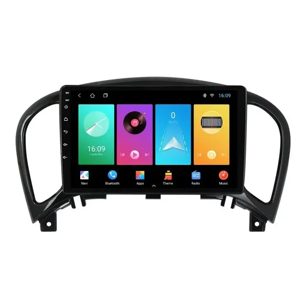 Navigatie dedicata cu Android Nissan Juke 2010 - 2019, 2GB RAM, Radio GPS Dual Zone, Display HD IPS 9" Touchscreen, Internet Wi-Fi, Bluetooth, MirrorLink, USB