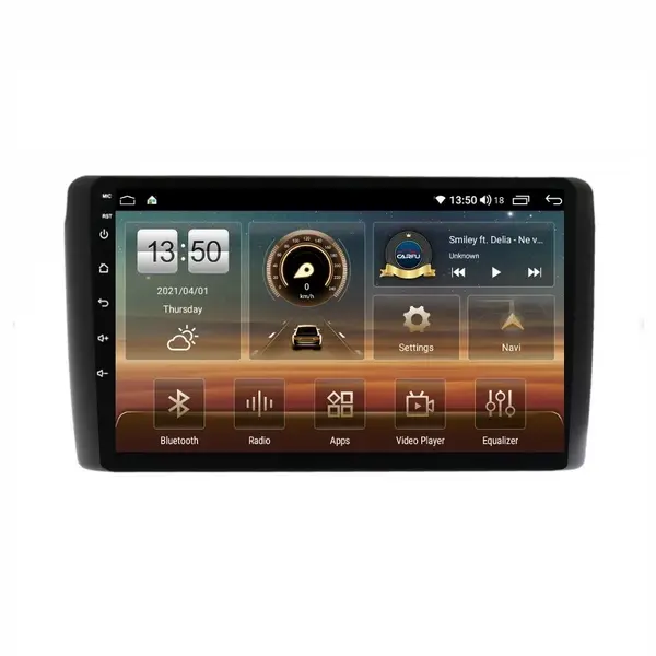 Navigatie dedicata cu Android Nissan Leaf I 2010 - 2017, 6GB RAM, Radio GPS Dual Zone, Display HD QLED 9" Touchscreen, Internet Wi-Fi si slot SIM 4G, Bluetooth, MirrorLink, USB