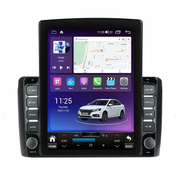 Navigatie dedicata cu Android Nissan Leaf I 2010 - 2017, 8GB RAM, Radio GPS Dual Zone, Touchscreen IPS 9.7" HD tip Tesla, Internet Wi-Fi si slot SIM 4G, Bluetooth, MirrorLink, USB