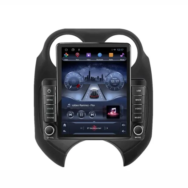 Navigatie dedicata cu Android Nissan Micra IV 2010 - 2013, 2GB RAM, Radio GPS Dual Zone, Touchscreen IPS 9.7" HD tip Tesla, Internet Wi-Fi, Bluetooth, MirrorLink, USB