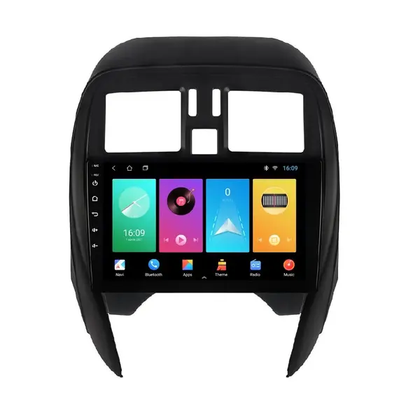 Navigatie dedicata cu Android Nissan Micra IV 2014 - 2017, 2GB RAM, Radio GPS Dual Zone, Display HD IPS 9" Touchscreen, Internet Wi-Fi, Bluetooth, MirrorLink, USB