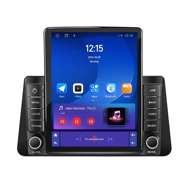 Navigatie dedicata cu Android Nissan Micra V dupa 2017, 1GB RAM, Radio GPS Dual Zone, Touchscreen IPS 9.7" HD tip Tesla, Internet Wi-Fi, Bluetooth, MirrorLink, USB