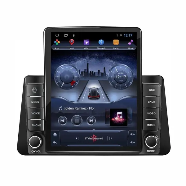 Navigatie dedicata cu Android Nissan Micra V dupa 2017, 2GB RAM, Radio GPS Dual Zone, Touchscreen IPS 9.7" HD tip Tesla, Internet Wi-Fi, Bluetooth, MirrorLink, USB
