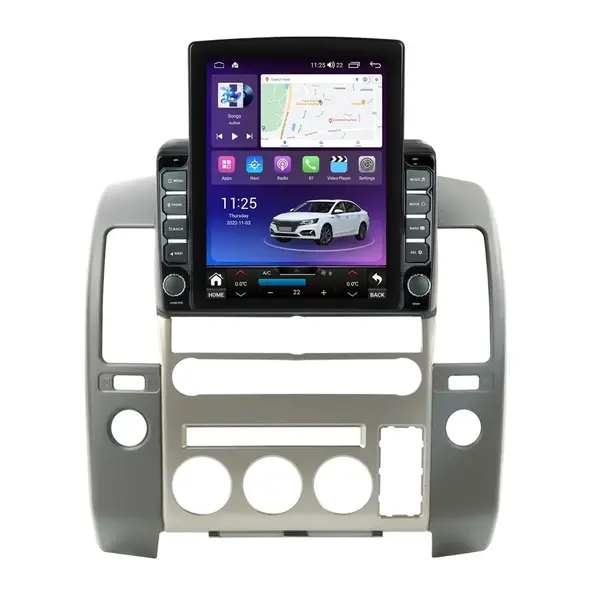 Navigatie dedicata cu Android Nissan Navara D40 2004 - 2014 cu navigatie originala, 4GB RAM, Radio GPS Dual Zone, Touchscreen IPS 9.7" HD tip Tesla, Internet Wi-Fi si slot SIM 4G, Bluetooth, MirrorLink, USB