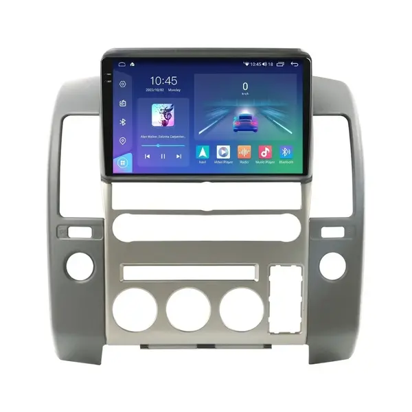 Navigatie dedicata cu Android Nissan Navara D40 2004 - 2014 cu navigatie originala, 8GB RAM, Radio GPS Dual Zone, Display 2K QLED 9.5" Touchscreen, Internet Wi-Fi si slot SIM 4G, Bluetooth, MirrorLink, USB
