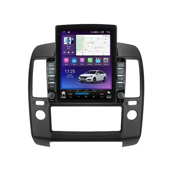 Navigatie dedicata cu Android Nissan Navara D40 2004 - 2014 fara navigatie originala, 8GB RAM, Radio GPS Dual Zone, Touchscreen IPS 9.7" HD tip Tesla, Internet Wi-Fi si slot SIM 4G, Bluetooth, MirrorLink, USB