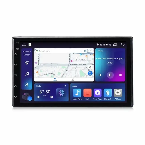 Navigatie dedicata cu Android Nissan Note 2005 - 2013, 2GB RAM, Radio GPS Dual Zone, Display HD IPS 7" Touchscreen, Internet Wi-Fi si slot SIM 4G, Bluetooth, MirrorLink, USB