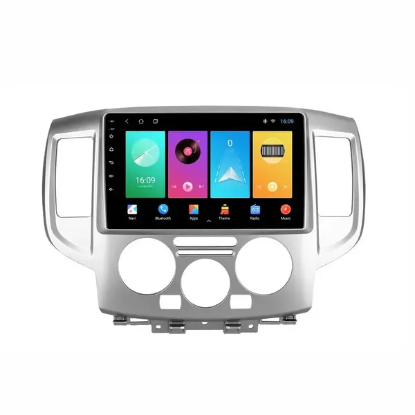 Navigatie dedicata cu Android Nissan NV200 dupa 2010, 1GB RAM, Radio GPS Dual Zone, Display HD IPS 9" Touchscreen, Internet Wi-Fi, Bluetooth, MirrorLink, USB
