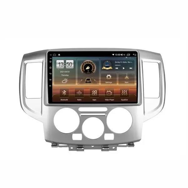Navigatie dedicata cu Android Nissan NV200 dupa 2010, 8GB RAM, Radio GPS Dual Zone, Display HD QLED 9" Touchscreen, Internet Wi-Fi si slot SIM 4G, Bluetooth, MirrorLink, USB