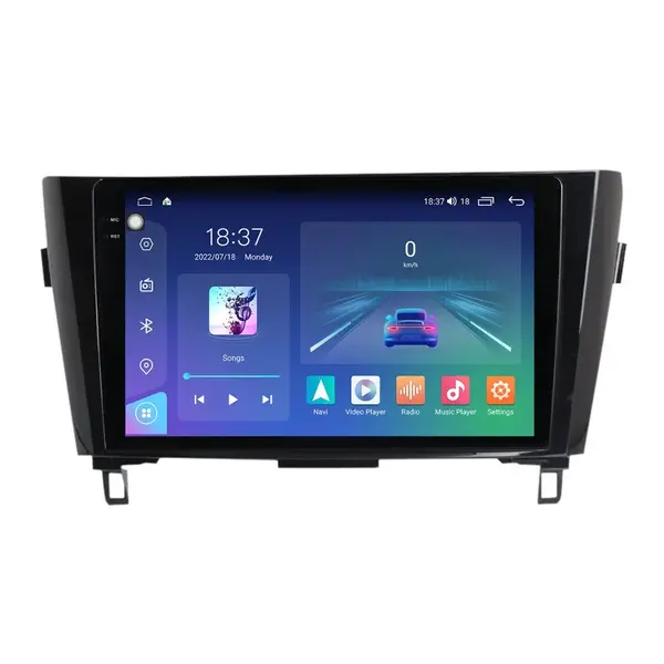 Navigatie dedicata cu Android Nissan Qashqai II 2014 - 2021, 4GB RAM, Radio GPS Dual Zone, Display 2K QLED 10.36" Touchscreen, Internet Wi-Fi si slot SIM 4G, Bluetooth, MirrorLink, USB