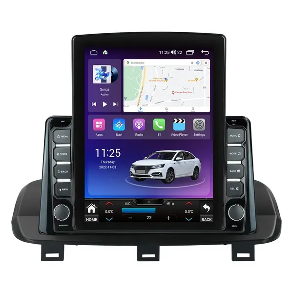 Navigatie dedicata cu Android Nissan X-Trail T33 dupa 2021, 4GB RAM, Radio GPS Dual Zone, Touchscreen IPS 9.7" HD tip Tesla, Internet Wi-Fi si slot SIM 4G, Bluetooth, MirrorLink, USB