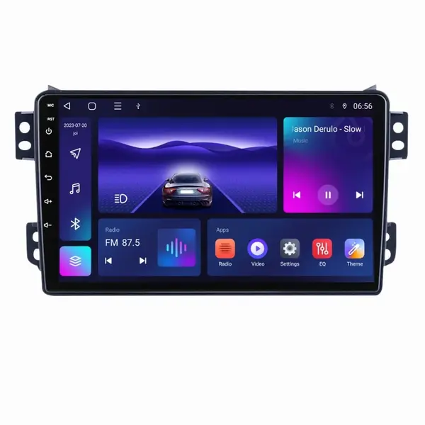 Navigatie dedicata cu Android Opel Agila 2007 - 2014, 4GB RAM, Radio GPS Dual Zone, Display HD IPS 9" Touchscreen, Internet Wi-Fi, Bluetooth, MirrorLink, USB