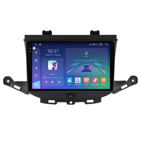 Navigatie dedicata cu Android Opel Astra K 2015 - 2021 hatchback, 8GB RAM, Radio GPS Dual Zone, Display 2K QLED 9.5" Touchscreen, Internet Wi-Fi si slot SIM 4G, Bluetooth, MirrorLink, USB