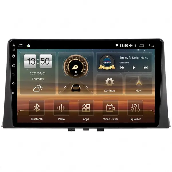 Navigatie dedicata cu Android Opel Combo E dupa 2018, 8GB RAM, Radio GPS Dual Zone, Display HD QLED 10" Touchscreen, Internet Wi-Fi si slot SIM 4G, Bluetooth, MirrorLink, USB