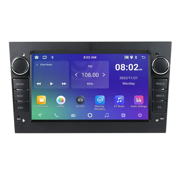 Navigatie dedicata cu Android Opel Corsa D 2006 - 2014, negru, 2GB RAM, Radio GPS Dual Zone, Display HD 7" Touchscreen, Internet Wi-Fi, Bluetooth, MirrorLink, USB