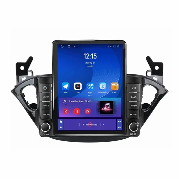 Navigatie dedicata cu Android Opel Corsa E 2014 - 2019, 1GB RAM, Radio GPS Dual Zone, Touchscreen IPS 9.7" HD tip Tesla, Internet Wi-Fi, Bluetooth, MirrorLink, USB