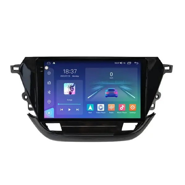 Navigatie dedicata cu Android Opel Corsa F dupa 2019, 8GB RAM, Radio GPS Dual Zone, Display 2K QLED 9.5" Touchscreen, Internet Wi-Fi si slot SIM 4G, Bluetooth, MirrorLink, USB