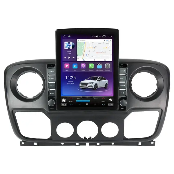 Navigatie dedicata cu Android Opel Movano B 2010 - 2019, 4GB RAM, Radio GPS Dual Zone, Touchscreen IPS 9.7" HD tip Tesla, Internet Wi-Fi si slot SIM 4G, Bluetooth, MirrorLink, USB