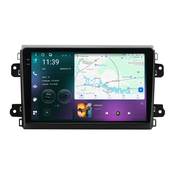 Navigatie dedicata cu Android Opel Movano C dupa 2022, 12GB RAM, Radio GPS Dual Zone, Display 2K QLED 9.5" Touchscreen, Internet Wi-Fi si slot SIM 4G, Bluetooth, MirrorLink, USB